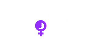 logo i am power white